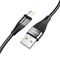 USB HOCO X57 Blessing, Lightning, 2.4А, 1 м, черный