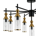 Потолочная люстра Indigo TORAZZO 13037/9R Black V000529