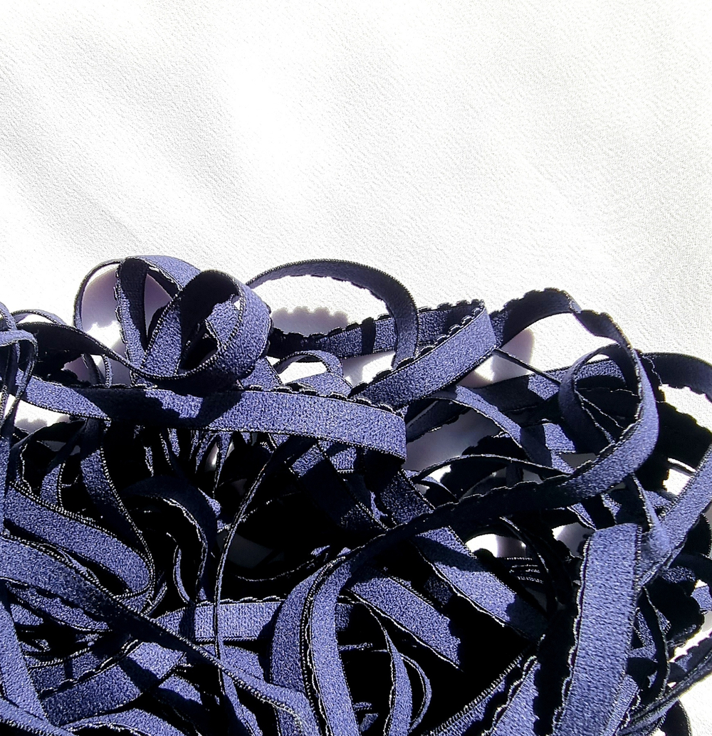 Ажурная становая резинка 10 мм ночное небо