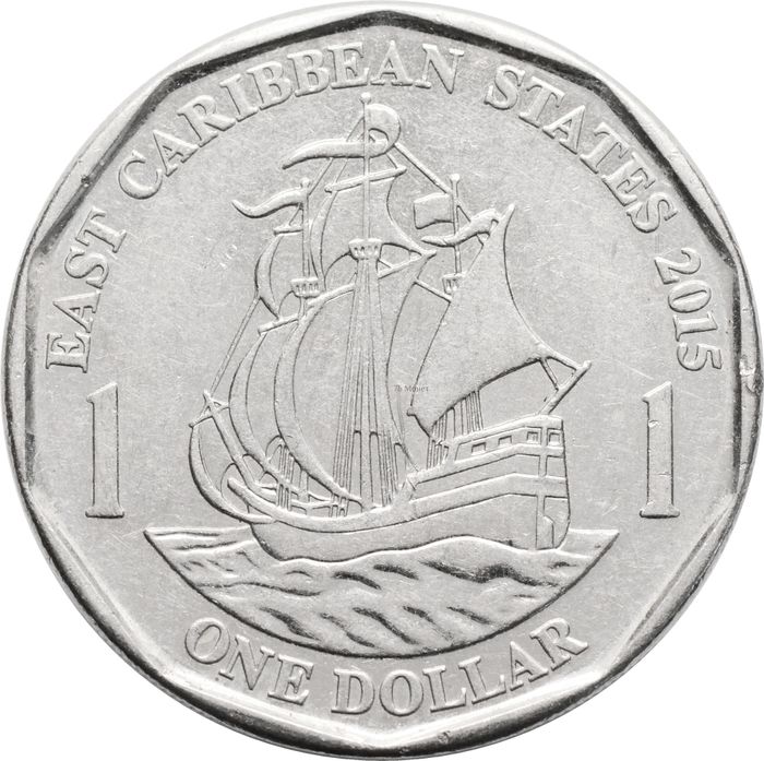 1 доллар 2015 Восточные Карибы