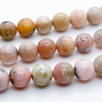 Опал, диаметр 10,2-10,4 мм, цена за 18 шт (1/2 нити)