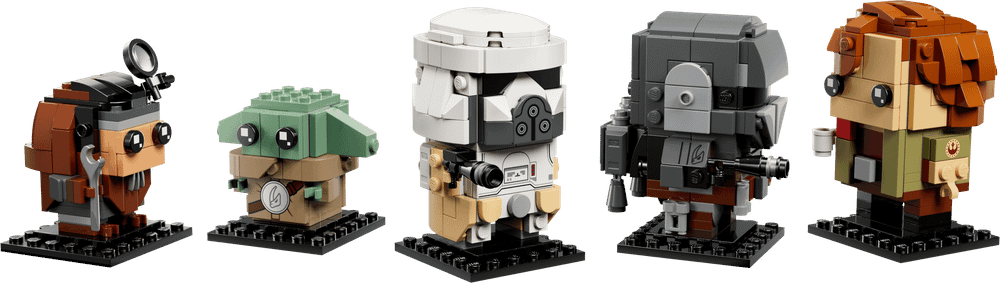 Конструктор LEGO BrickHeadz 40856 The Mandalorian and Grogu: Allies & Villains