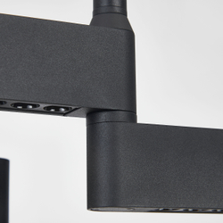 740147 Люстра DIVE LED 72W 3700LM G ЧЕРНЫЙ 4000K