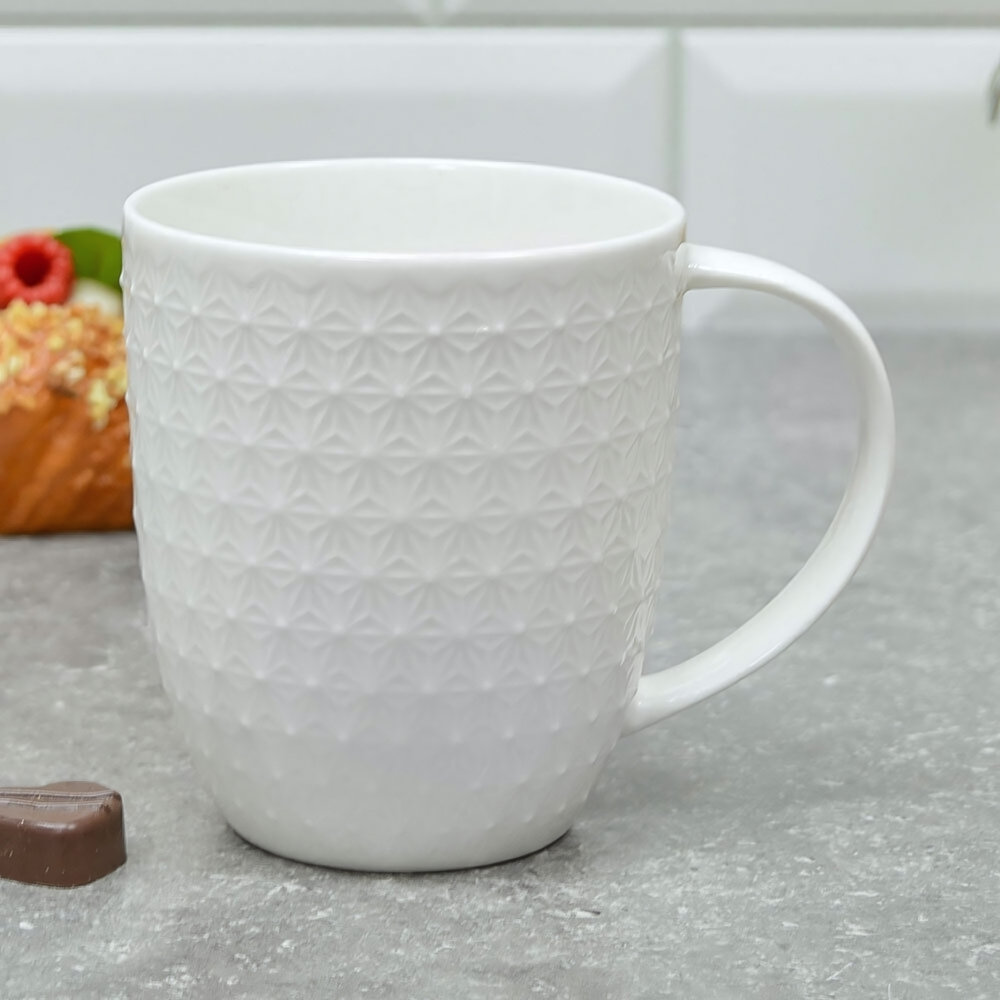 Кружка 420мл без отводки "Снежная королева", форма круглая