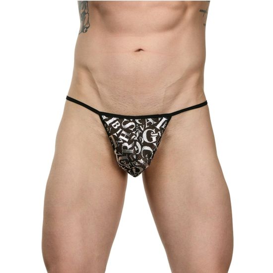 Мужские трусы стринги черные LaBlinque LB15747