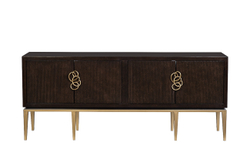 ART-2706-S2 Комод-тумба темно-вишневая 183*41*76см