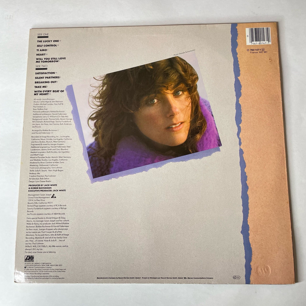 Винтажная виниловая пластинка LP Laura Branigan Self Control (Германия 1984)
