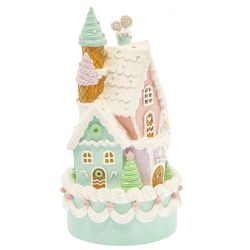 GAEM Фигурка декоративная с подсветкой "Домик-торт" (2хAA н/п), L18 W18 H35 см