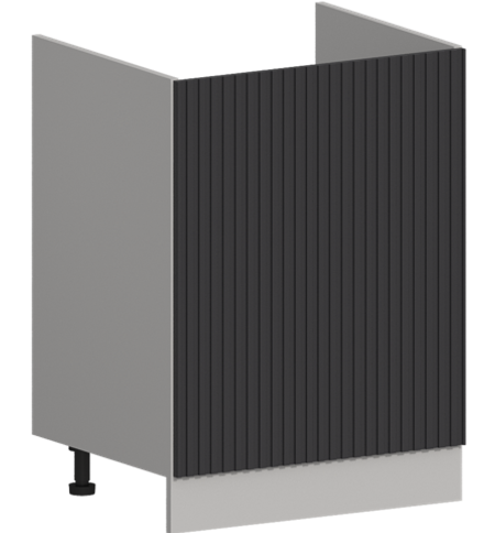 Кухня Модуль ШНМ 600М Графит / Лайт Грей