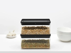 Brabantia Контейнер Tasty 22x11.2x10.6cm 1.5l темно-серый