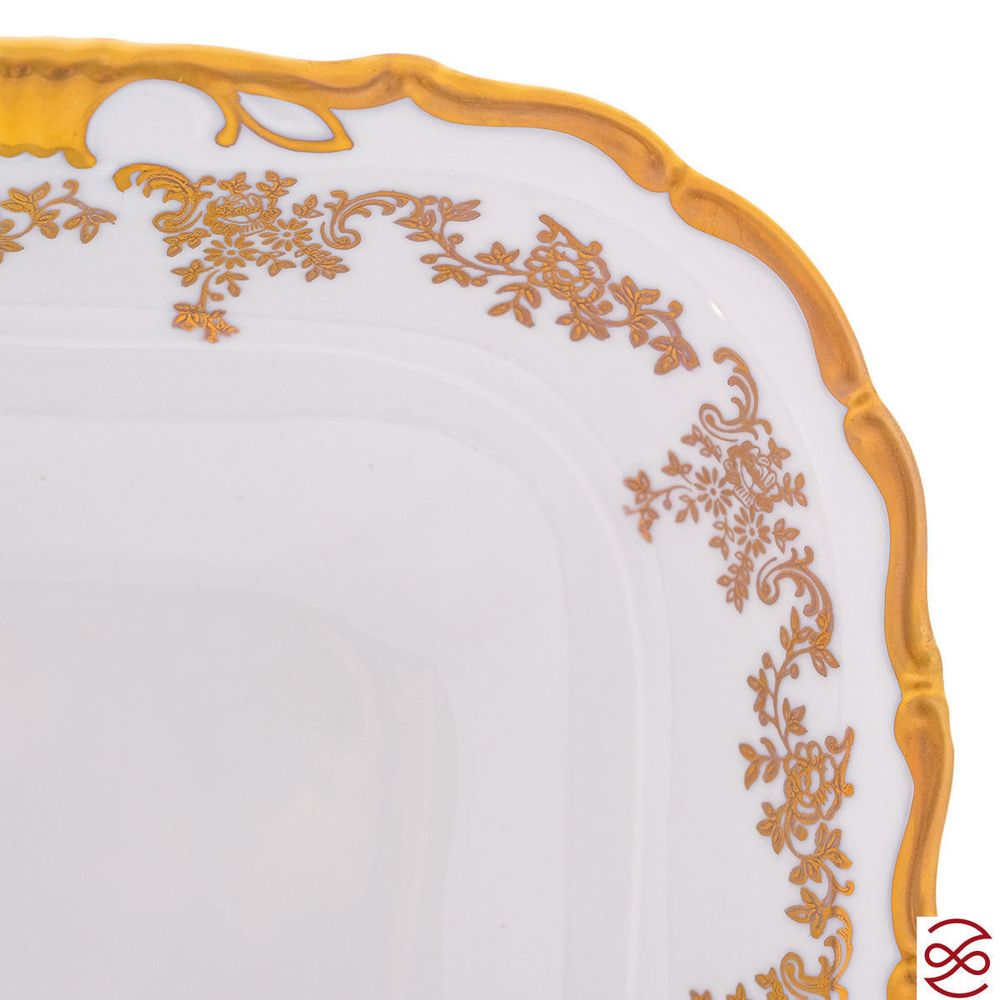 Салатник квадрат глубокий Queen's Crown 21 см