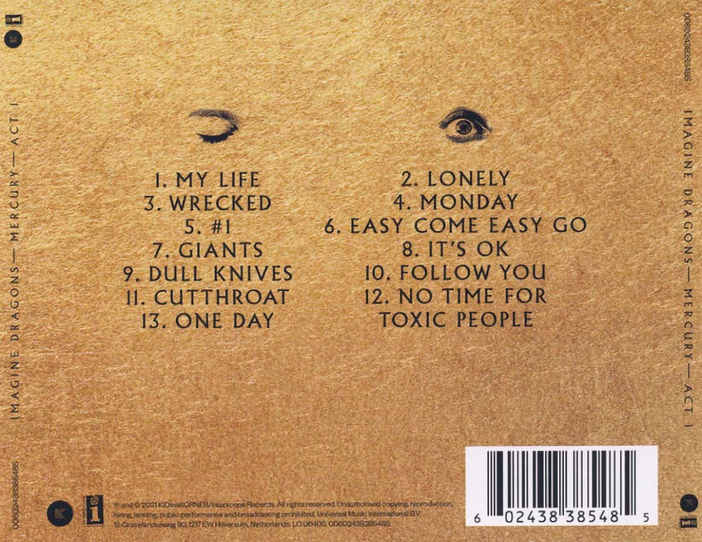 Imagine Dragons / Mercury - Act 1 (CD)