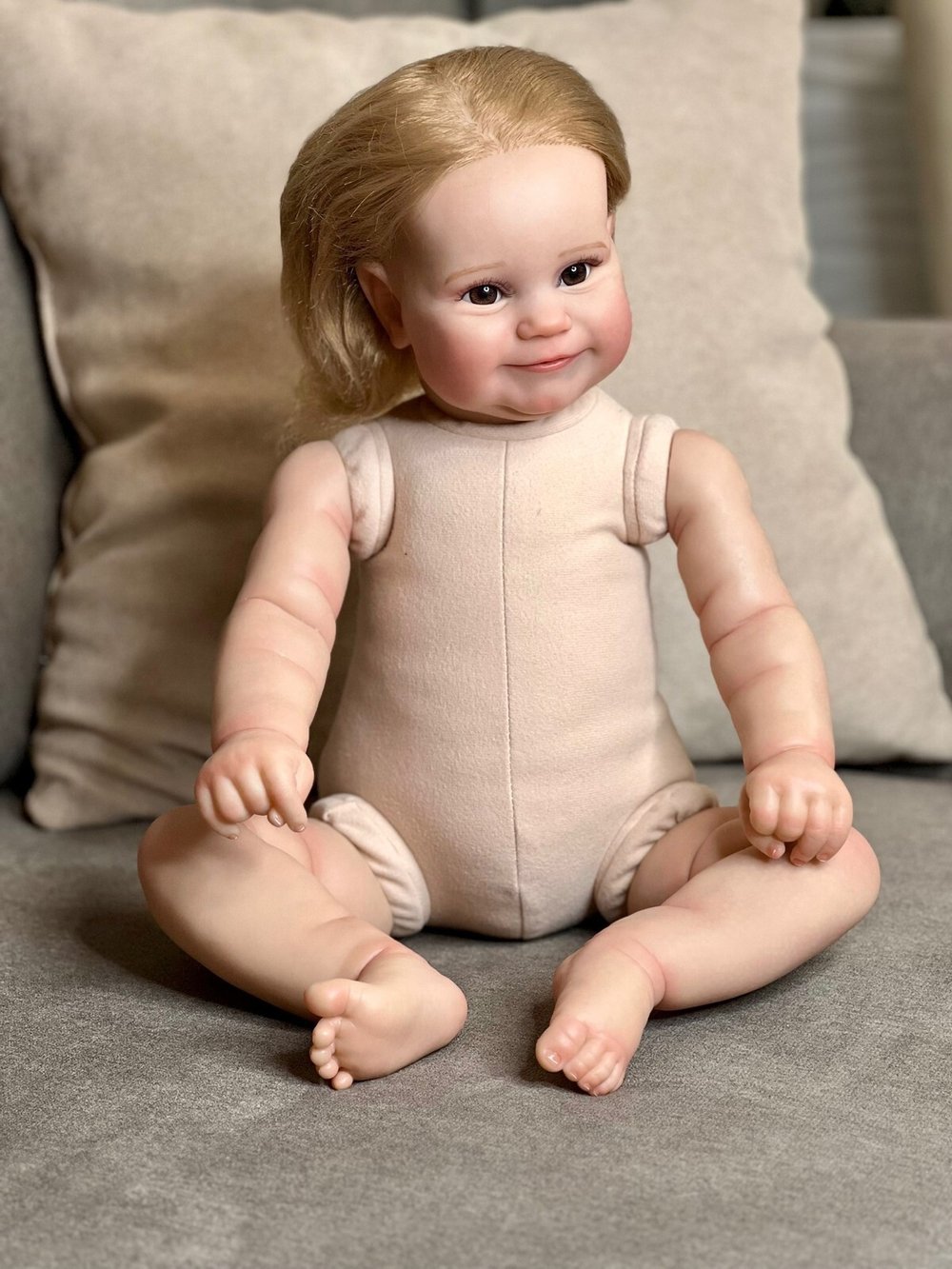 Кукла Реборн мягконабивная 60см в пакете (FA-161A)