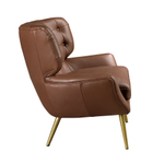 Кресло Angel Cerda Chester 5165 из темно-коричневой кожи