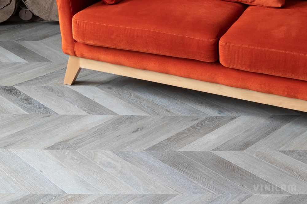 Виниловый ламинат VINILAM PARQUET CHEVRON RI444515CL4 Шеврон Легран (1,58)