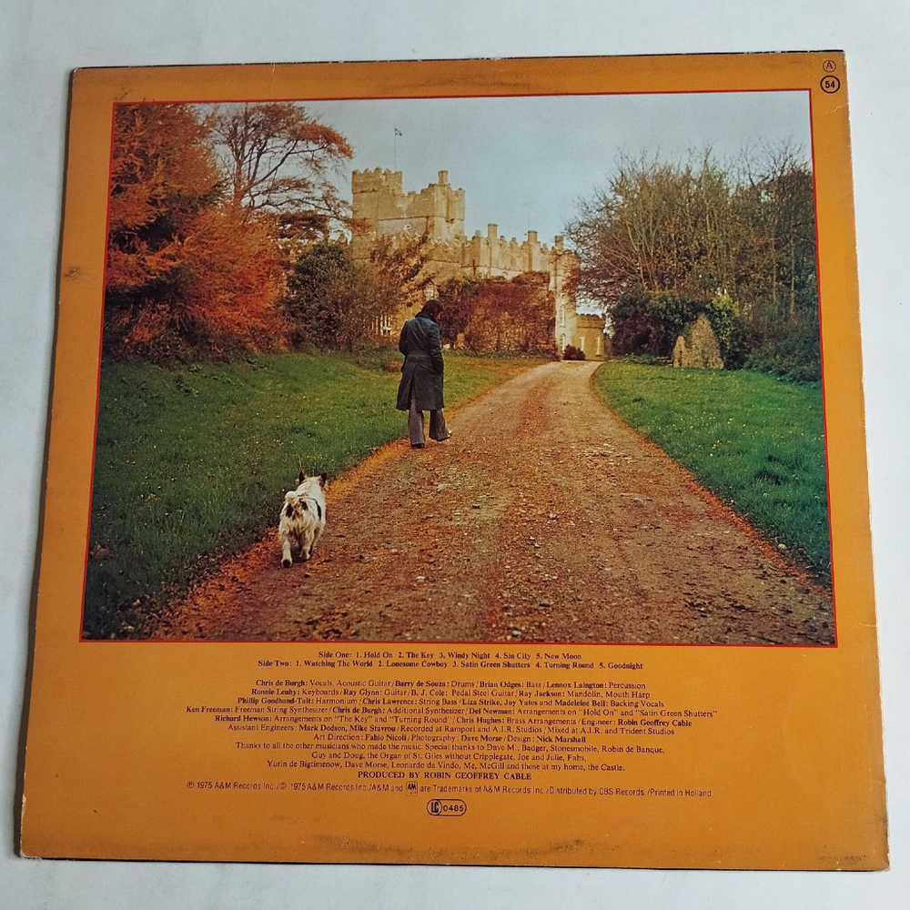 Винтажная виниловая пластинка LP Chris de Burgh Far Beyond These Castle Walls (Holland 1974)
