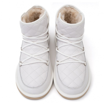 Ugg Lodge Mini Leather White