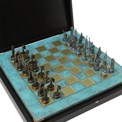 Manopoulos Шахматы оригинальные сувенирные "Троянская война"