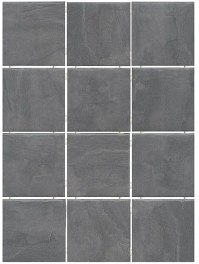 Керамогранит Дегре 1300H серый темный (полотно  из 12 частей 9.8х9.8)