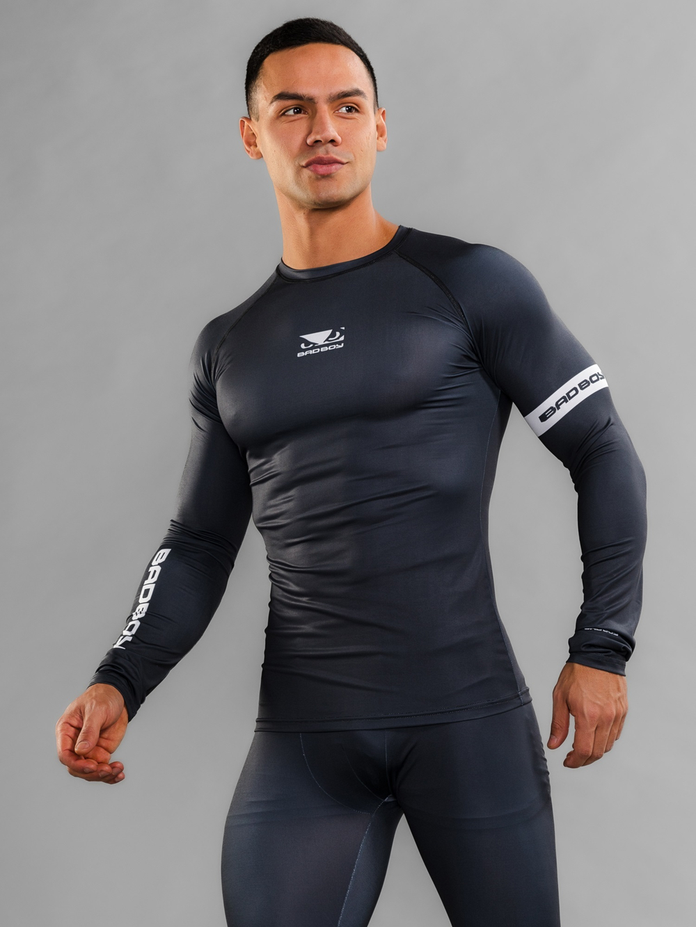 Рашгард Bad Boy Oss Long Sleeves Black уценка (2XL)