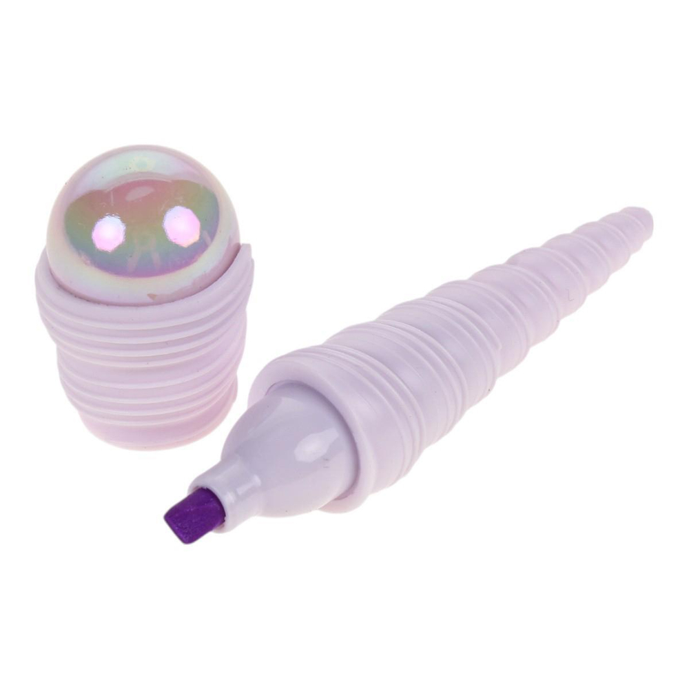 Набор текстовыделителей 3шт. "Жемчужина" голубой, в ПВХ пенале