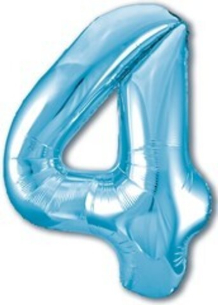 Р Цифра 4 Slim Голубой (40''/102 см)