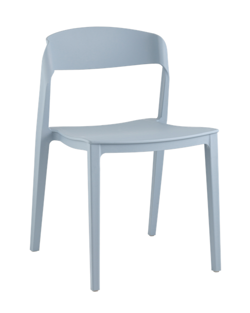 Стул Moris пластик голубой