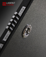 Дверь Входная Лабиринт Silver 21 Белый софт металлическая