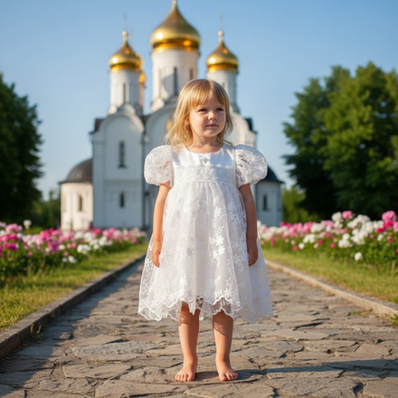 Роскошное Двухслойное Платье для Идеального Таинства!