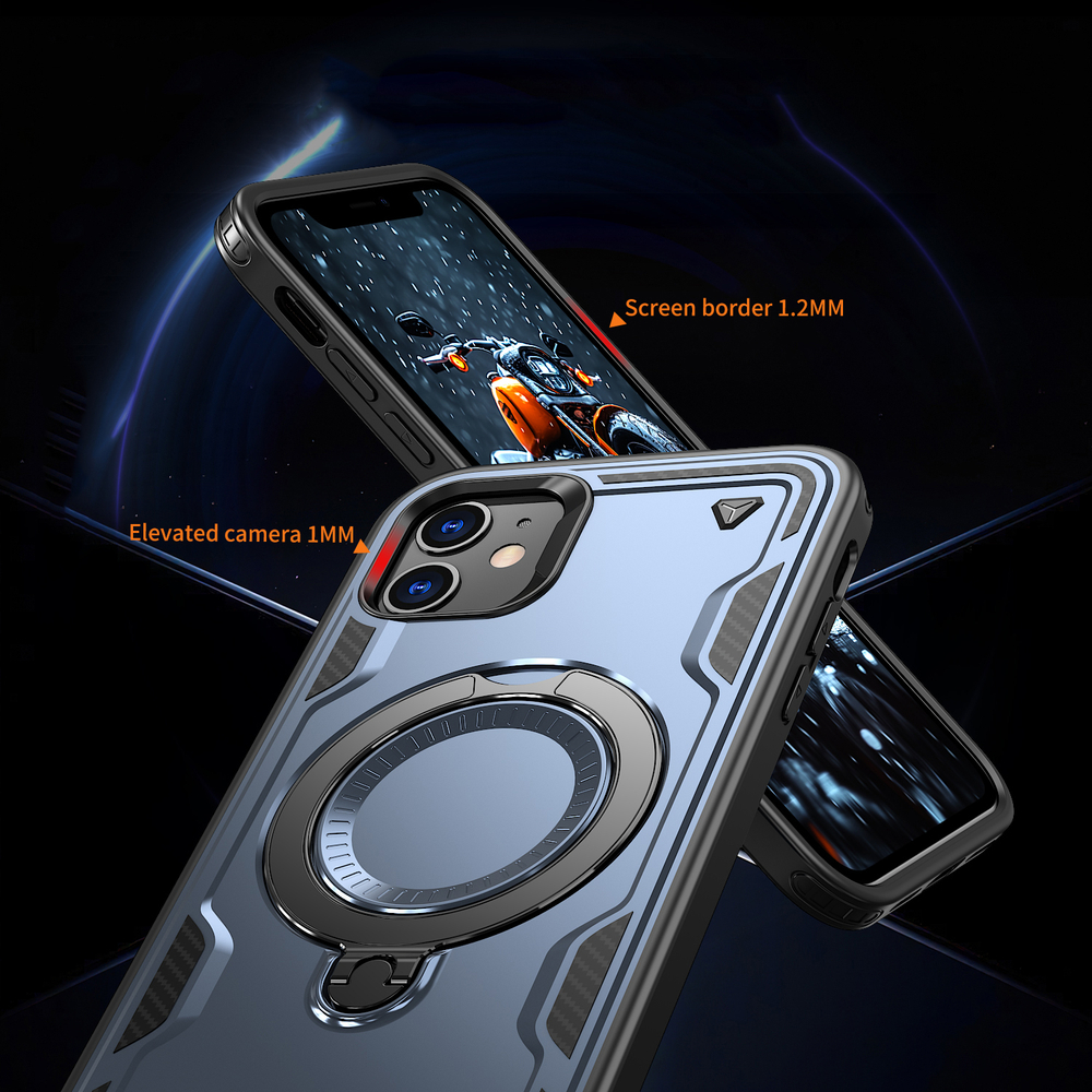 Чехол Magneto Case с кольцом для iPhone 11