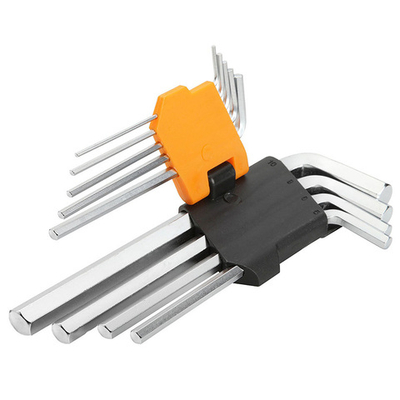 TOLSEN (TT20048) Набор Г-образных шестигранников, 1,5-10 мм, удлиненные, 9 предметов