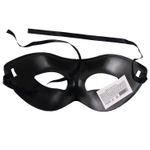 Полумаска черная пластик