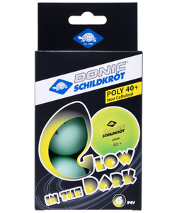 Мяч для настольного тенниса Glow in the dark, 6 шт.