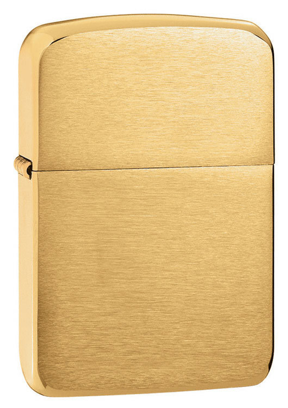 Зажигалка Zippo Replica, с покрытием Brushed Brass, латунь/сталь, золотистая, матовая, 36x12x5