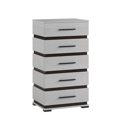 Комод высокий Модена МК-1, ясень анкор светлый/венге