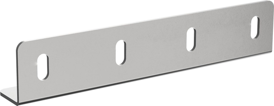 Пластина соединительная усиленная h=80мм 2,0мм RAL 9016 IEK