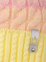 Шапка для девочки осенняя с завязками