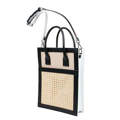 Сумка VIENNA SHOPPER MEDIUM бежево-белая Sagan Vienna One Size Бежевый
