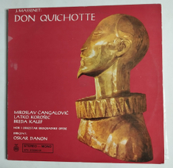 Винтажная виниловая пластинка LP Orkestar Beogradske Opere Oskar Danon Don Quichotte Дон Кихот (Югославия 1975)