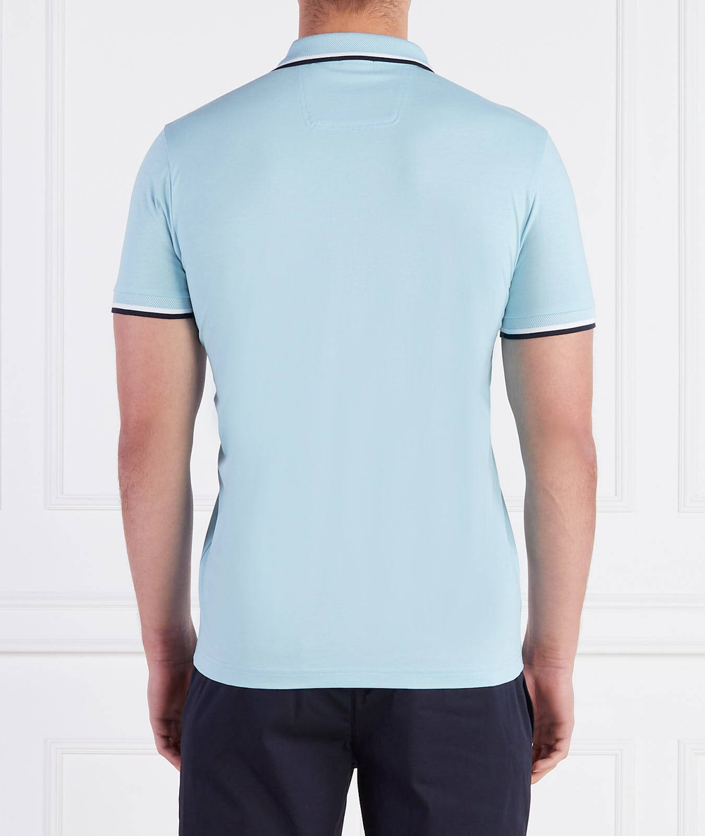 Поло Paule 2 BOSS GREEN - голубой(50488777)