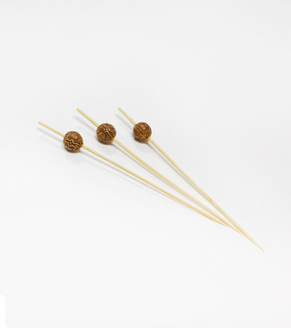 Пика дер."Бусина ЭКО"120мм./100 шт