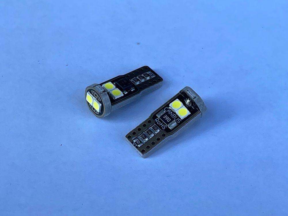 T10 (W5W) б/ц-6 диодов / Лампа 01 LED (2 шт. / комплект)