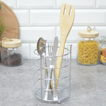 Подставка для столовых приборов 11,5*11,5*17см "Filo di ferro"