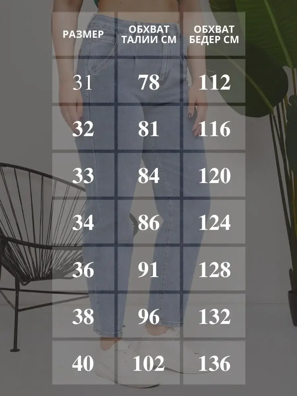 Джинсы с высокой посадкой мом фит бананы