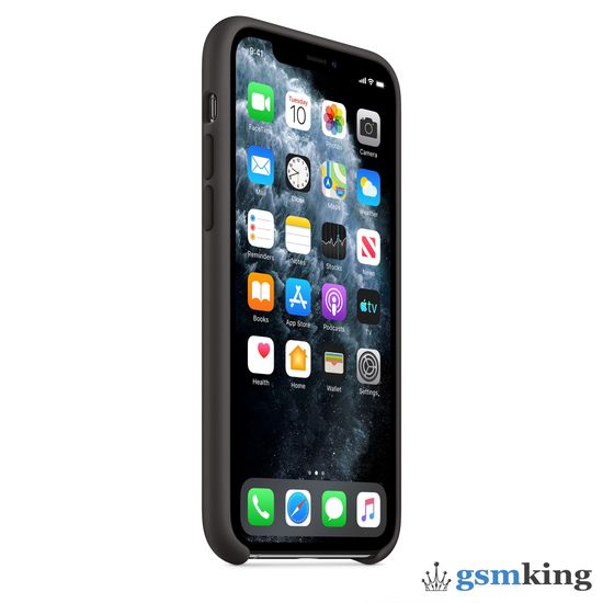 Apple Silicone Case iPhone 11 Pro Max Black (Чёрный)
