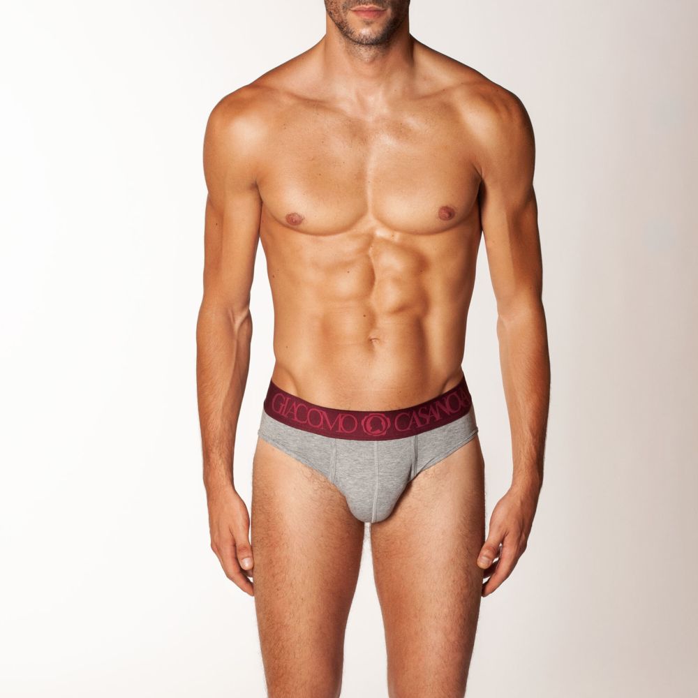 Мужские трусы брифы серые CASANOVA 0003C