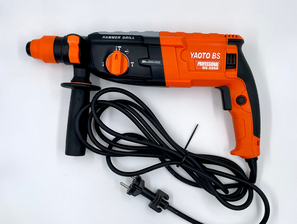 Перфоратор Yaoto ZIC-28SE BS, мощность 1380Вт, 4 режима, 900об/мин 2.8 Дж