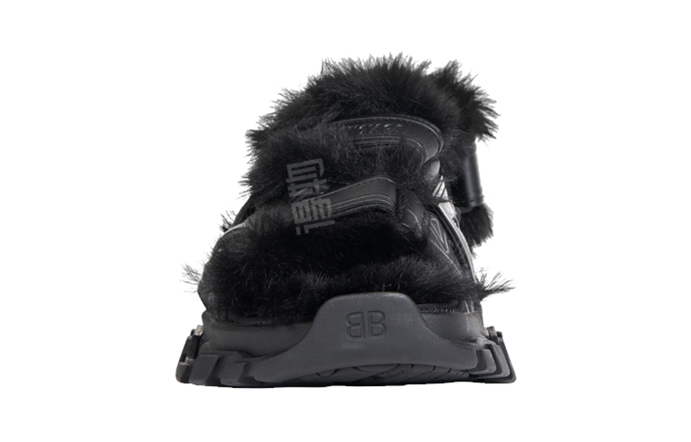 Balenciaga Track Sandal Fake Fur