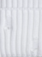 Шапка бини рваная и снуд осенние