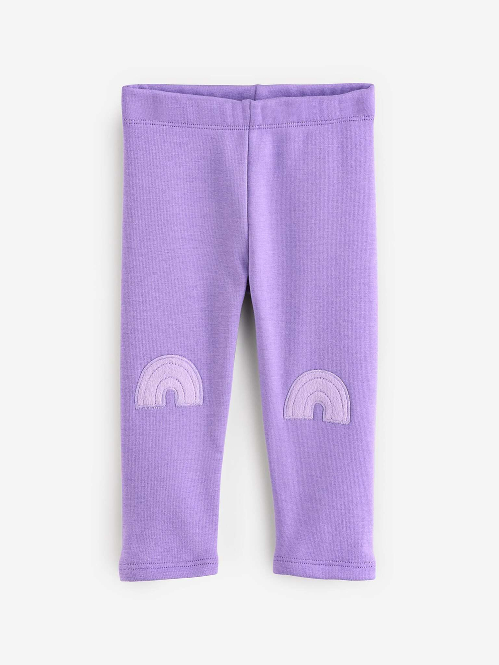 Легинсы с флисовой подкладкой и вышивкой для девочки Next E51-644, Сиреневый